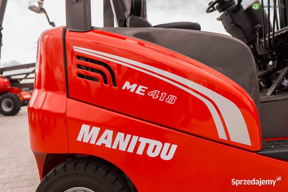 Elektryczny wózek widłowy Manitou ME 418 48V elektryczny