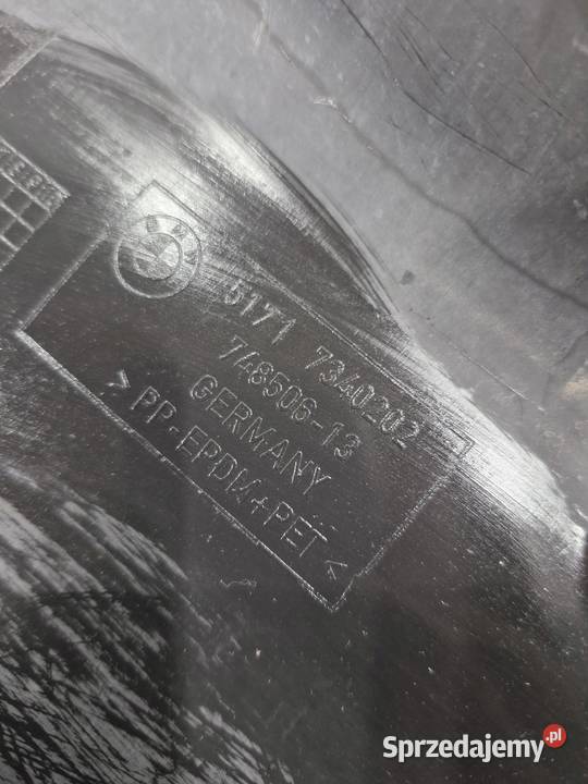 BMW G11 G12 NADKOLE OSŁONA BŁOTNIKA PRAWY PRZÓD osobowe Nadkola