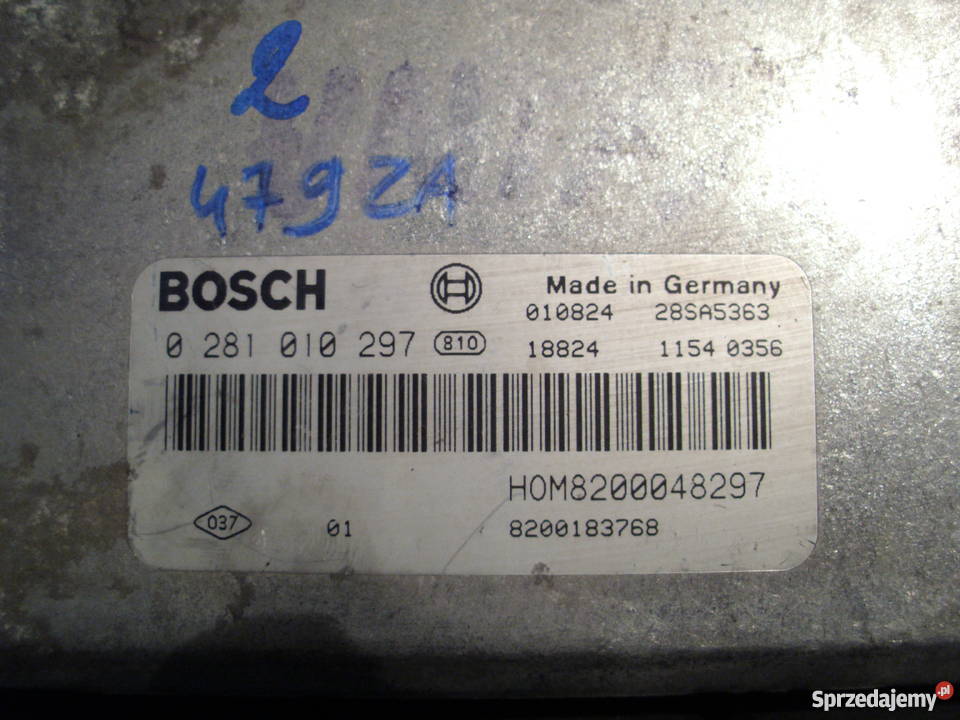 Komputer silnika RENAULT Laguna II 19 DCI BOSH Lubin