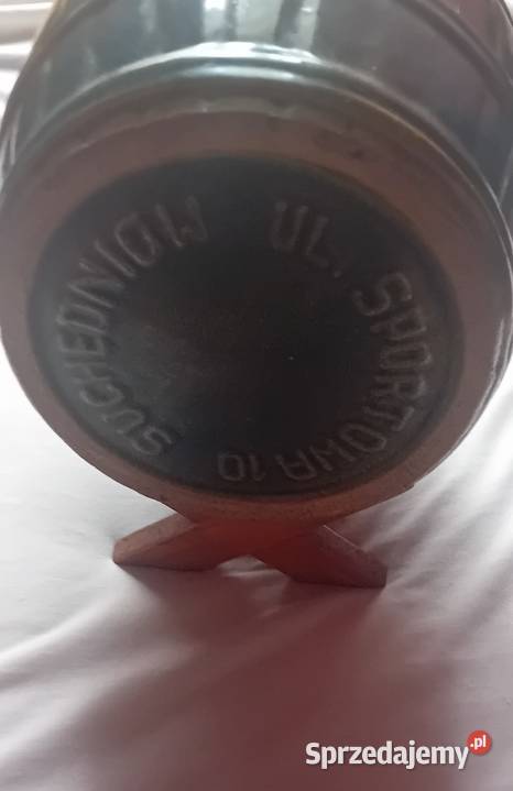 Reklamowa beczułka ceramiczna Marywil Sucherniów Koźminek