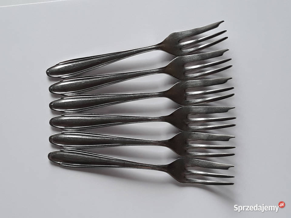 Widelczyki deserowe BAKELIT Gerlach sztućce PRL