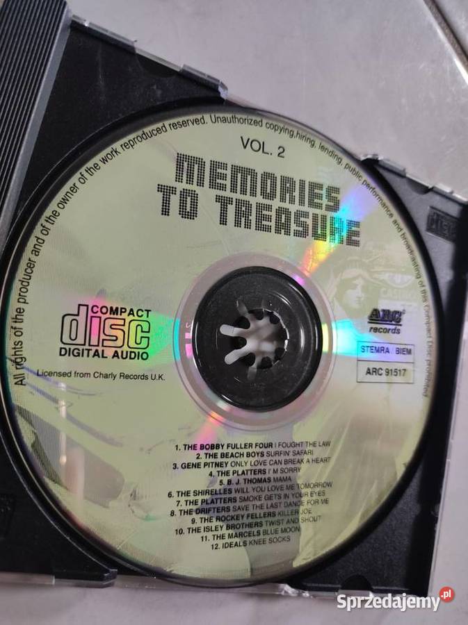 1992 Memories To Treasure Vol 2 myzyka składanka CD świętokrzyskie Kielce