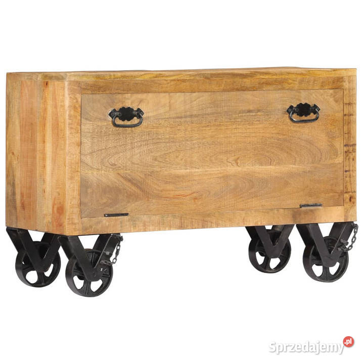 Szafka na buty 86x35x55 lite drewno mango