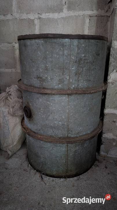 Beczka na paliwo 200 litrów z obręczami Siedliska
