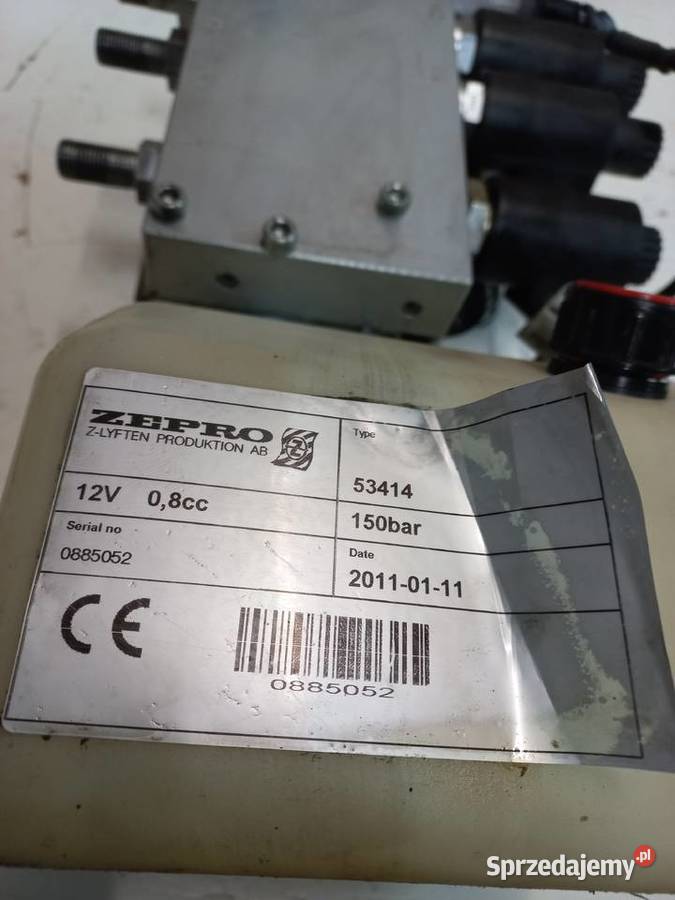 Agregat hydrauliczny 53414 silnik 12V pompa wielkopolskie Przykona sprzedam