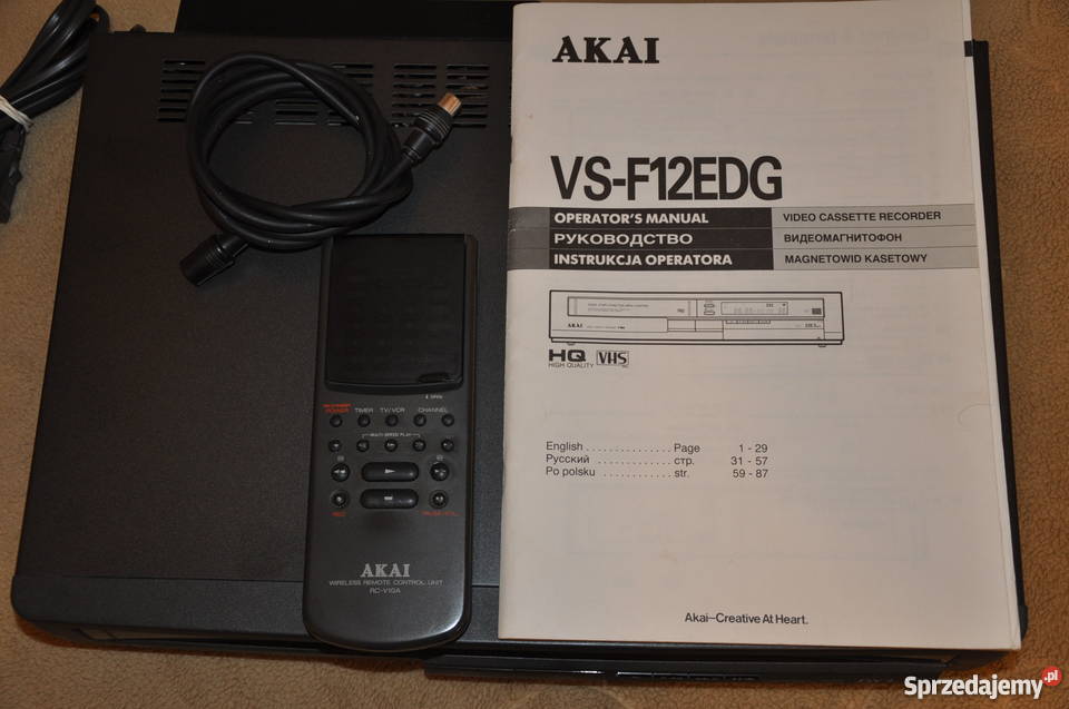 Magnetowid VHS AKAI Świdwin