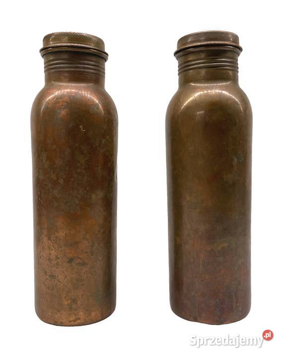 Dwie stare butelki miedziane Kraków