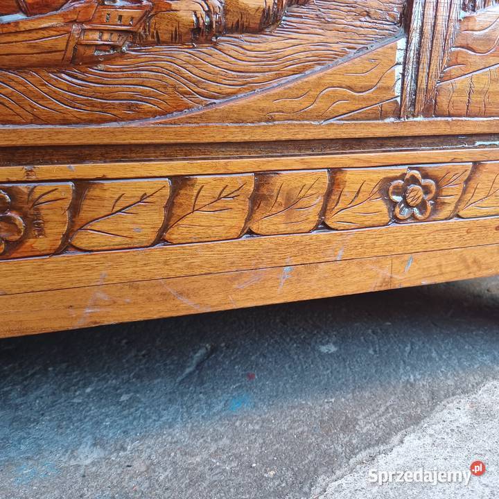 Skrzynia Kufer Dalekowschodni Orientalny Suchorzew