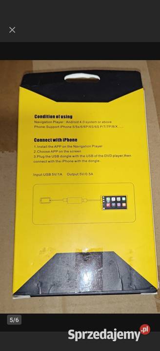 Bezprzewodowy adapter Carlinkit Apple Elektronika Wolbrom