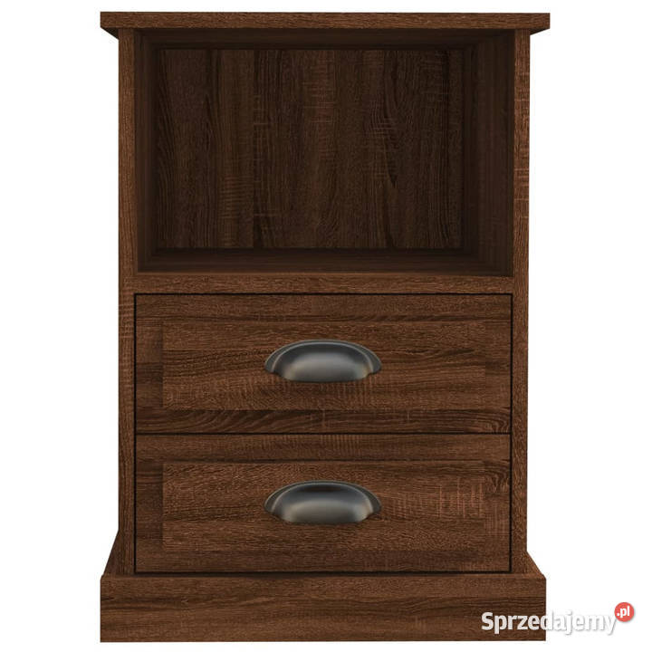 Szafki nocne 2 brązowy dąb 43x36x60 WM816343 Warszawa