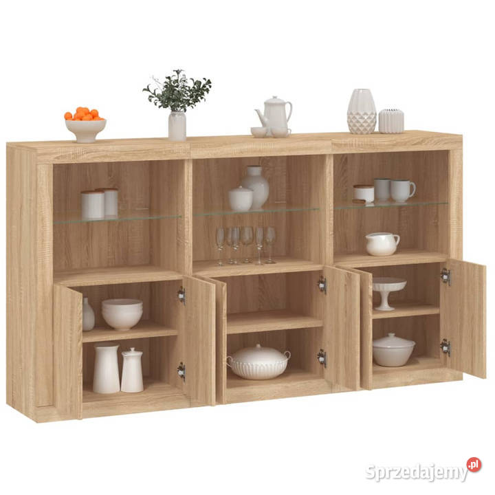 Szafka z oświetleniem LED dąb sonoma 1815x37x100 Pozostałe mazowieckie Warszawa