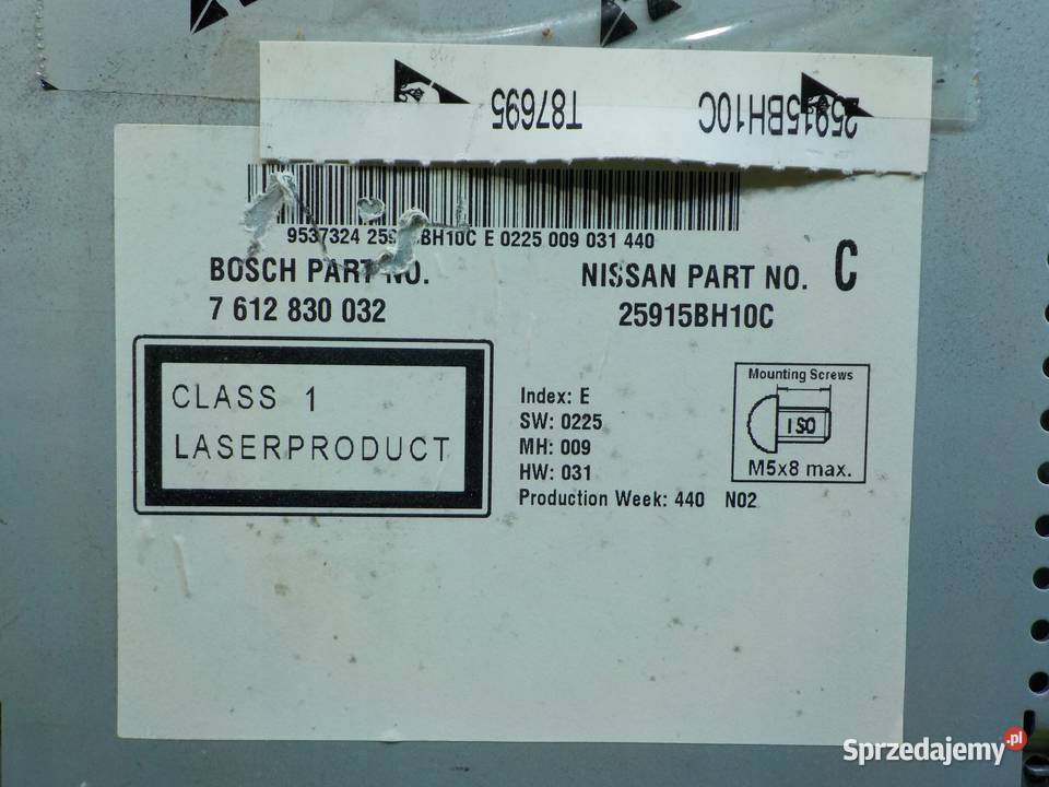 NISSAN JUKE F15 I 15DCI 10r radio nawigacja Suków