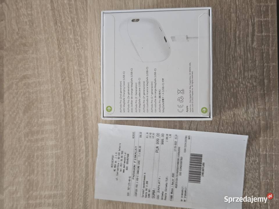 Airpods 2 pro nowe podlaskie Kolno
