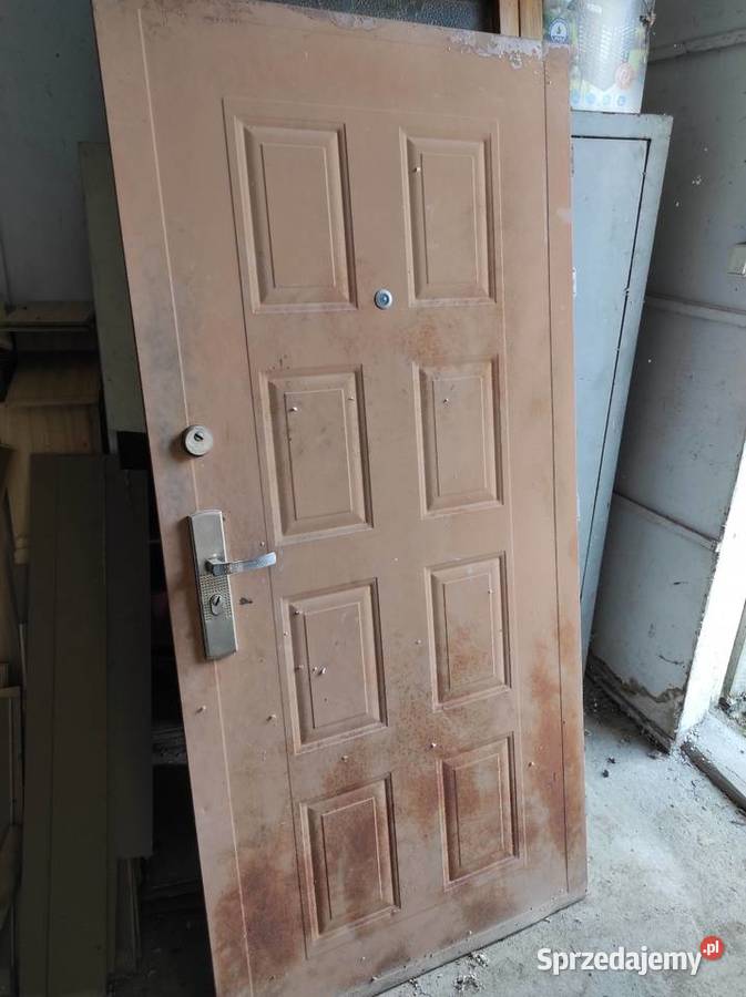 Drzwi zewnętrzne z kompletem kluczy demontażu mazowieckie Płock