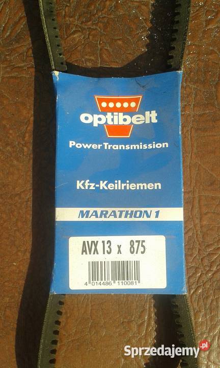 Pasek klinowy OPTIBELT AVX 13 x 875 mercedes
