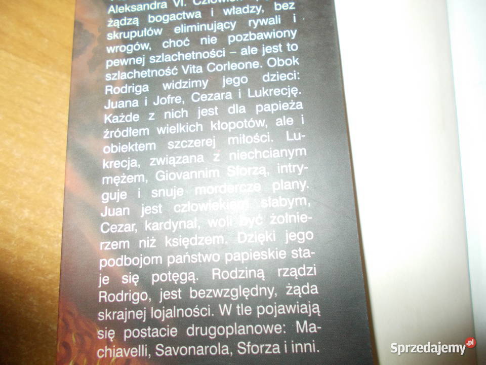 Mario Puzo Rodzina Borgiów Głubczyce