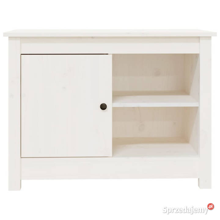 Szafka pod telewizor biała 70x365x52 lite drewno Warszawa