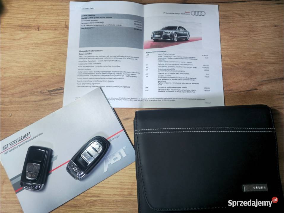 Audi S8 D4 40 TFSI 640 ABT Ceramika Masaże BO Legnica sprzedam