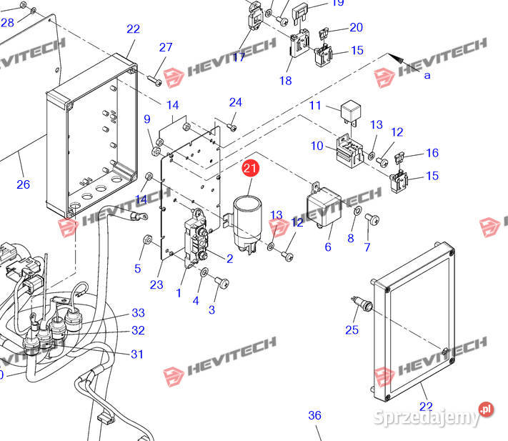 Przekaźnik Komatsu 42T0621131