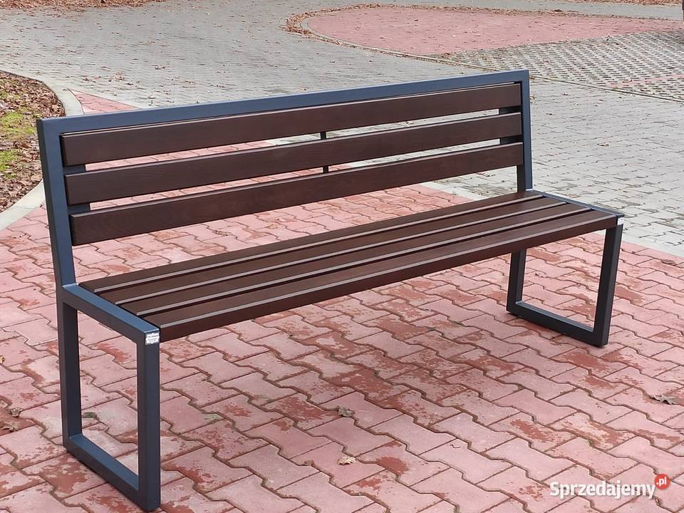 Ławka Parkowa Ogrodowa z oparciem Miejska Targowiska