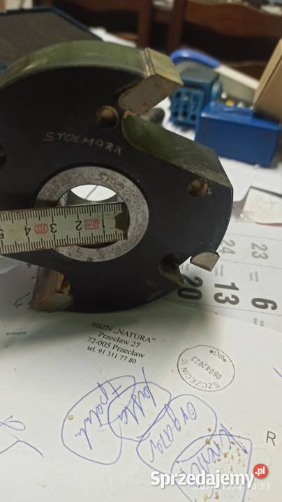 głowica do rowków szerokich z nożem czyszczącym