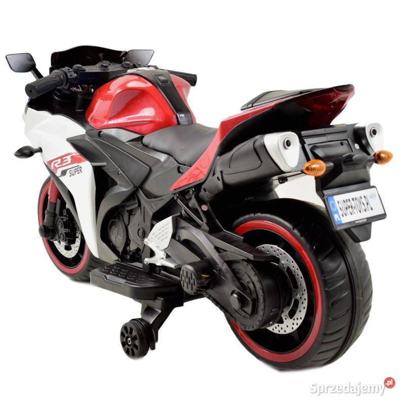 Autko motorek MOTOR gaz w manetce N888 jeździk Myszków