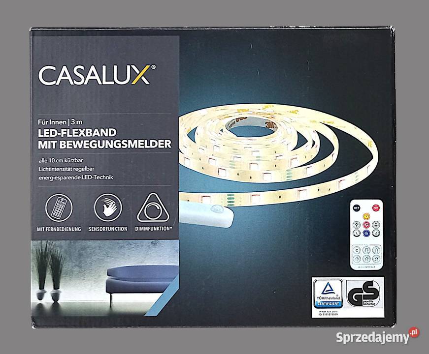 Casalux Taśma elastyczna LED z czujnikiem ruchu Chrzanów