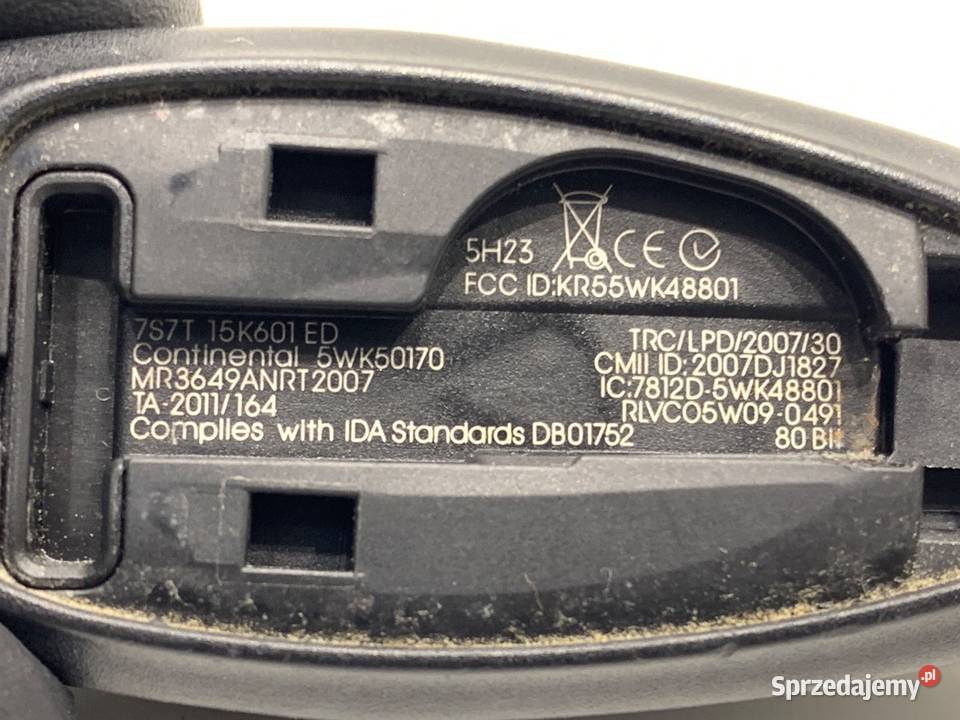 KLUCZYK FORD KUGA II 7S7T15K601ED PILOT osobowe sprzedam