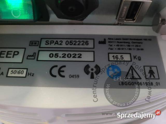 Urządzenie kosmetyczne Alma SPA DEEP 2022r Magnice