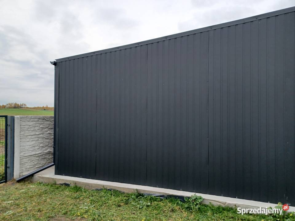 Garaż Blaszany GRAFIT 10x6 Wita Hala Magazyn Wyśmierzyce