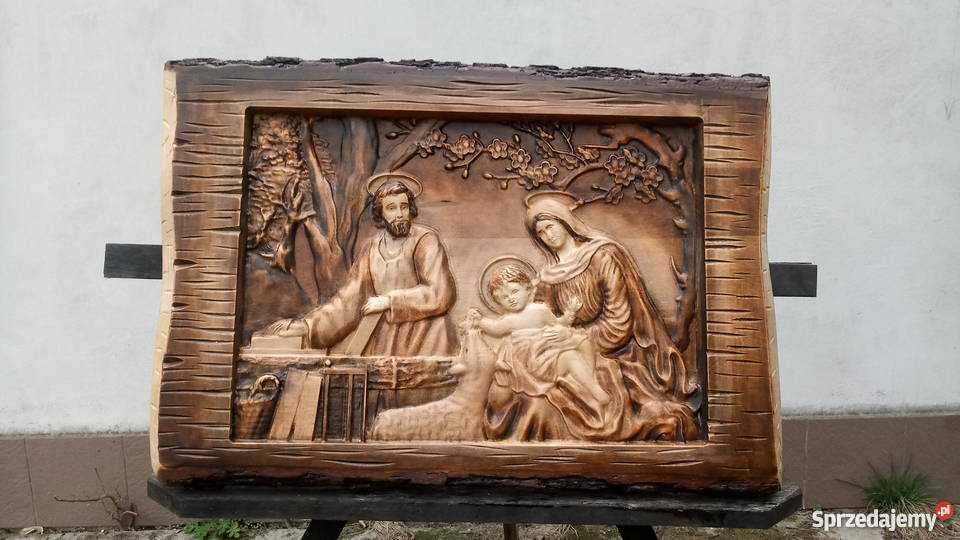 Swieta Rodzina Plaskorzezba Drewno podkarpackie Radymno