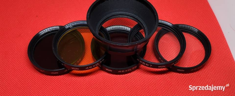 Aparat fotograficzny zestaw filtrów barwnych sprzedam