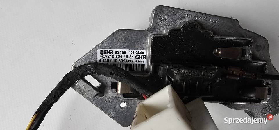 Rezystor dmuchawy mercedes w210 2108211551 Zbąszyń sprzedam
