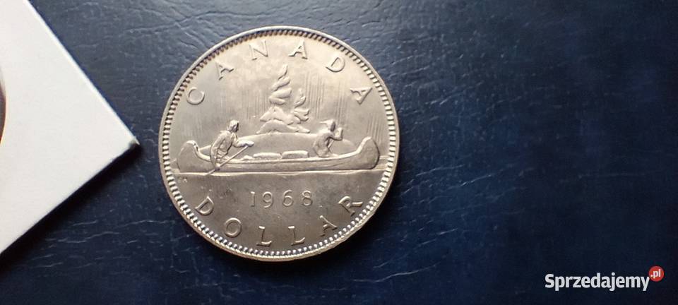 Stare monety 1 dolar 1968 Kanada Numizmatyka podkarpackie Lesko