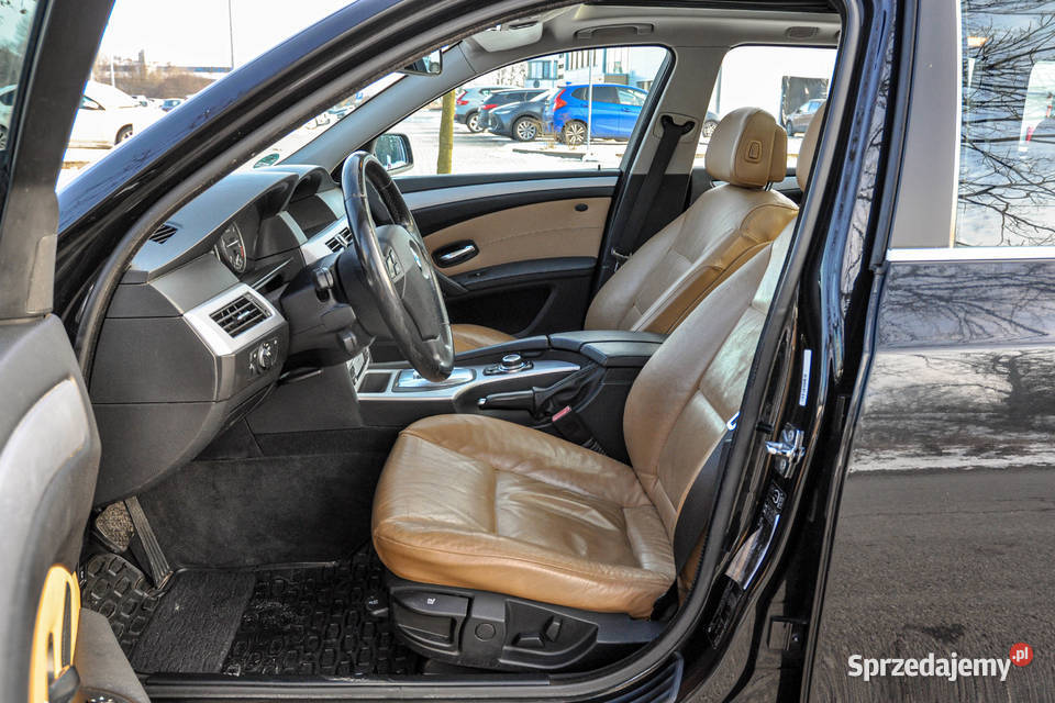 BMW Seria 5 Automat Lift 2009 r Skóry dolnośląskie Wrocław