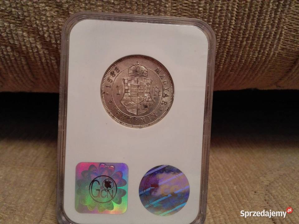 1 Forint 1883 Węgry moneta srebrna MS 62 wysyłki