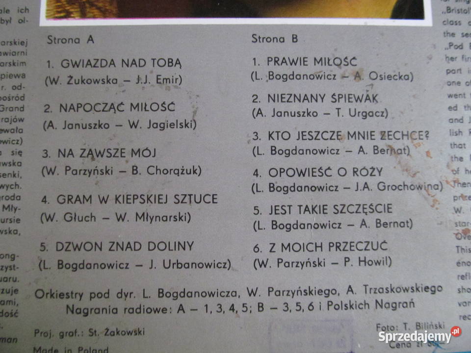 Lidia Stanisławska płyta winylowa Lublin