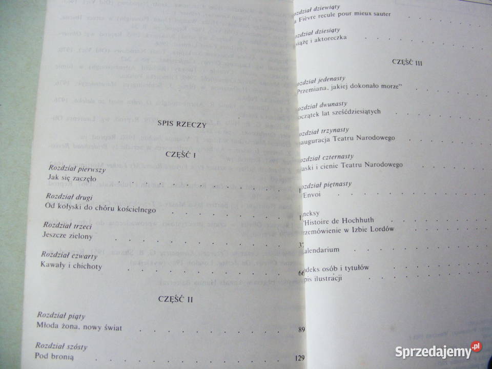 Dramaty greckie Sandauer Wyznania aktora Olivier Oborniki Śląskie