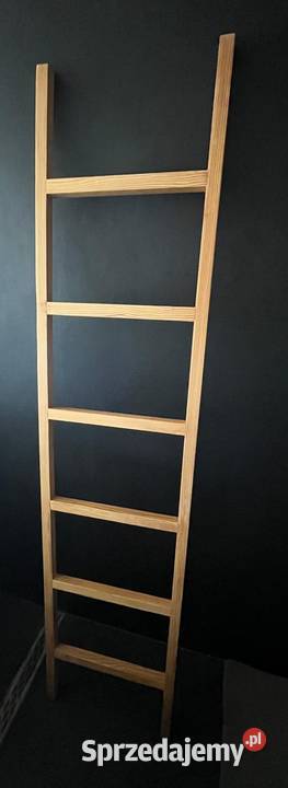 Drewniany wieszak drabinka na ręczniki 200x46 mazowieckie Warszawa sprzedam