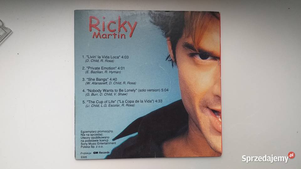 Ricki Martin CD kujawsko-pomorskie Bydgoszcz