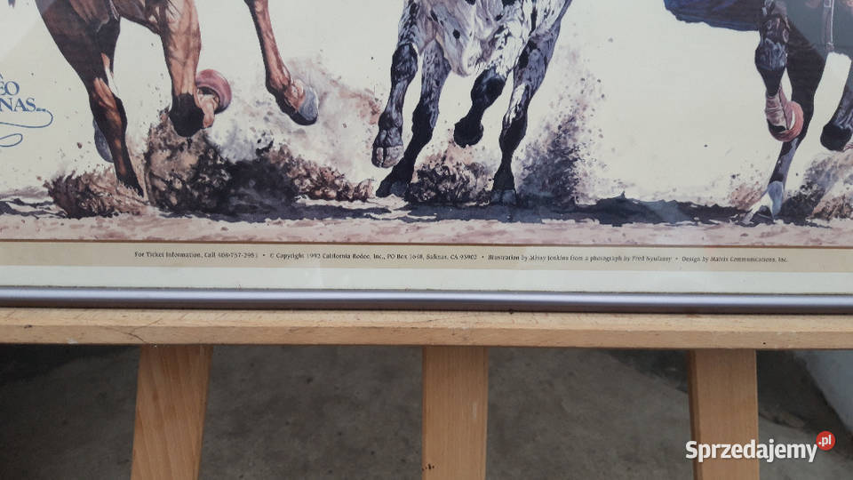 Plakat California Rodeo Salinas 1992 r Suchorzew
