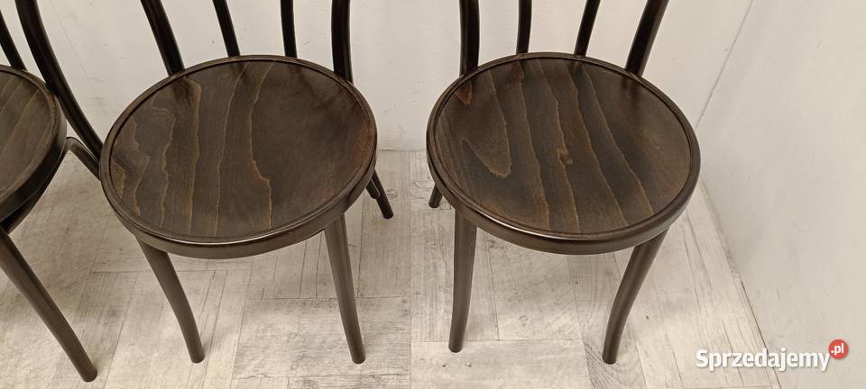 krzesło krzesła model Thonet gięty buk model A18 łódzkie