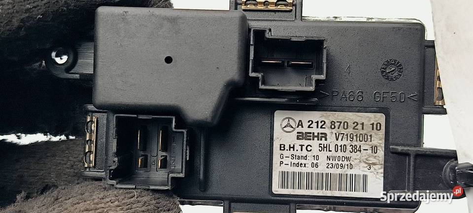 REZYSTOR DMUCHAWY MERCDESBENZ W212 E350 osobowe Lipno sprzedam