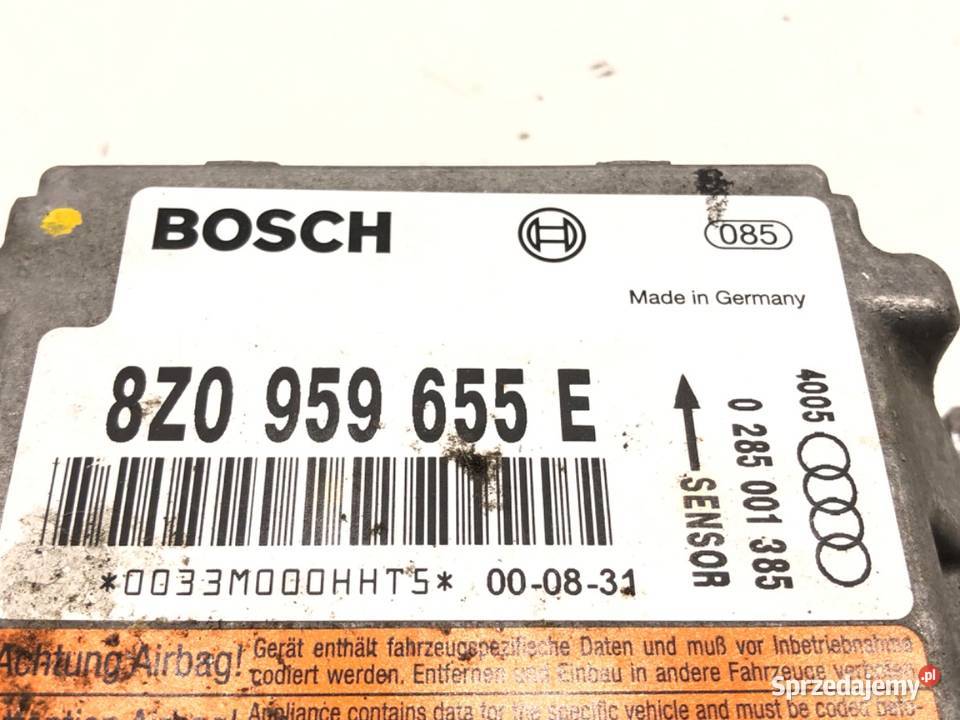 SENSOR AIRBAG AUDI A2 8Z0959655E 0005 CZUJNIK