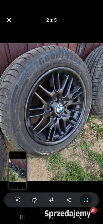 Aluski 16 7j BMW E36 E46 ŁADNE OPONKI Opony i felgi Pionki sprzedam