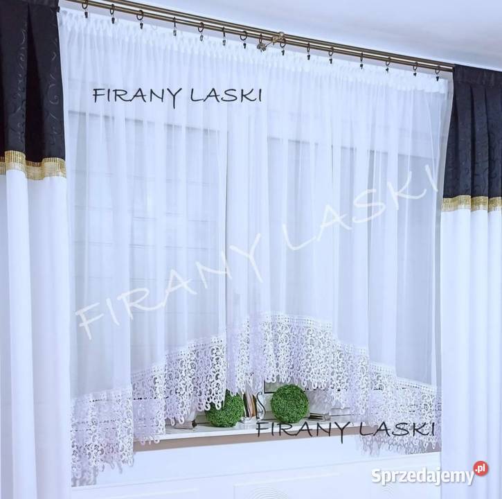 Firana 400x175 firany do pokoju salonu szeroka Wieliczka