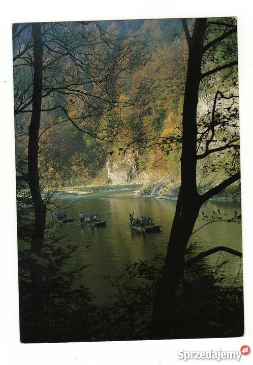 PIENINY SPŁYW PRZEŁOMEM DUNAJCA POCZTÓWKA świętokrzyskie Krynki