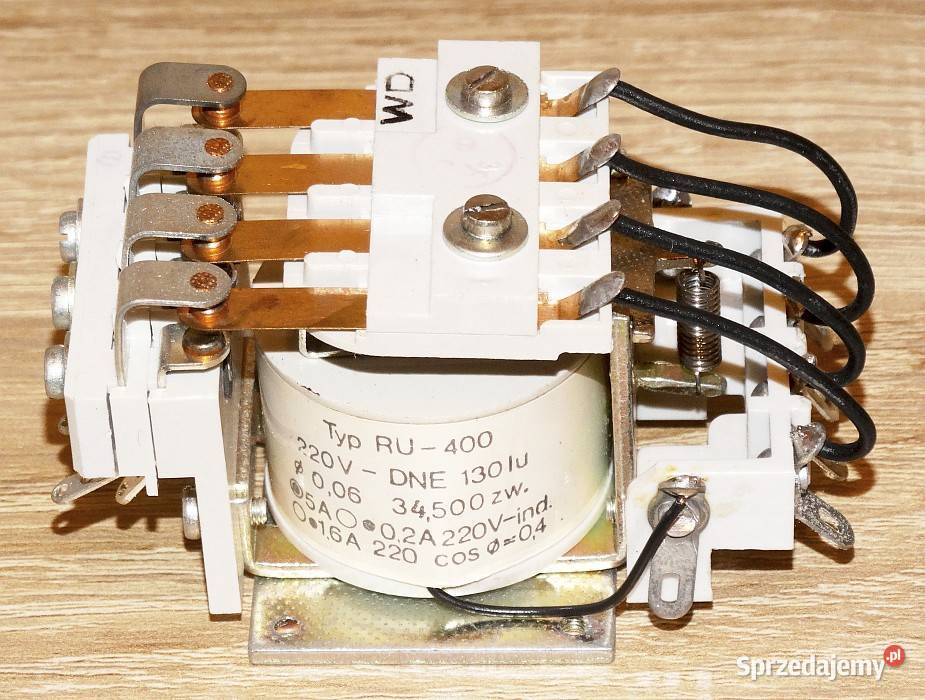 Przekaźnik RU4102204 4P 5 A 220 V cewka 220 VDC Gliwice