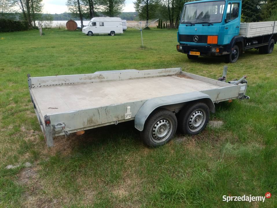 Przyczepka samochodowa laweta z burtami nowe lawety Pelnik