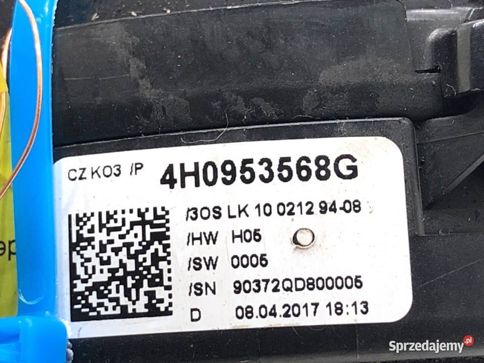 TAŚMA AIRBAG AUDI A6 C7 4H0953568G 1118 Kombi